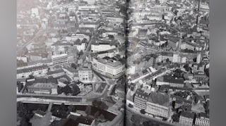 Foto udara menampilkan kondisi kota Braunschweig pada tahun 1060-an. Seperti Bandung, Braunschweig kaya akan bangunan berasitektur indah. (Sumber foto: buku Bandung-Braunschweig)