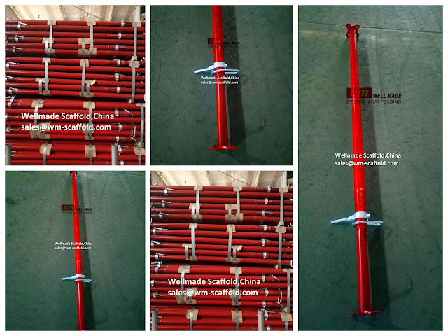 concrete formwork adjustable steel props - shoring scaffolding jacks - shuttering work support china lead oem scaffolding manufacturer - shuttering prop post 