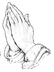 Praying Hands For Lord Coloring Page