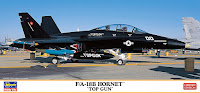 Hasegawa 1/72 F/A-18B HORNET 'TOP GUN' (02436) Color Guide & Paint Conversion Chart