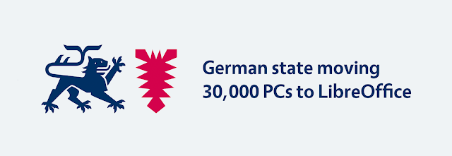 El Estado alemán traslada 30.000 PCs a LibreOffice y Linux