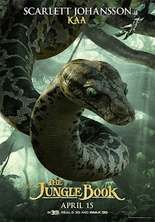 The Jungle Book Scarlett Johansson Kaa Poster