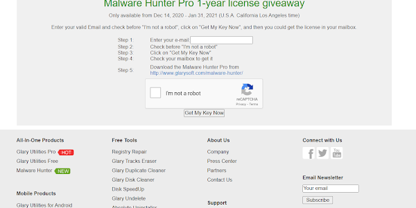 Miễn phí Key bản quyền Malware Hunter Pro 1 năm