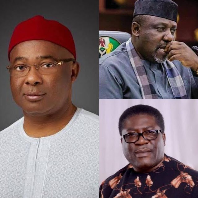 BREAKING: Rochas Okorocha Loses Strong Men As His Former Deputy, Madumere Move Members Of The Defunct Rescue Mission SGI To Governor Hope Uzodinma’s Political Camp.