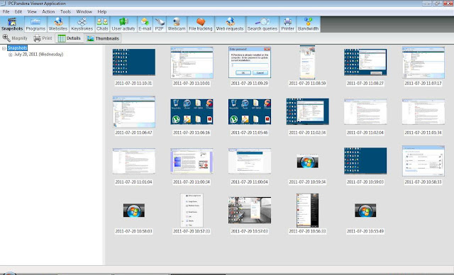 PC pandora windows 7 windows 8 keystrok keylogger and monitor software