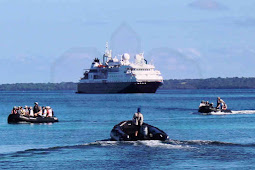 Kapal Pesiar MV. Silver Discoverer Kembali Kunjungi Pulau Matakus