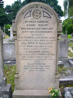 Grave of Eleanor Rigby, St Peter's Parish Church, 2008