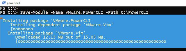 VMware: Instalar PowerCLI offline