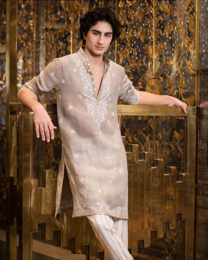 Ibrahim Ali Khan poses for Abu Jani Sandeep Khosla  