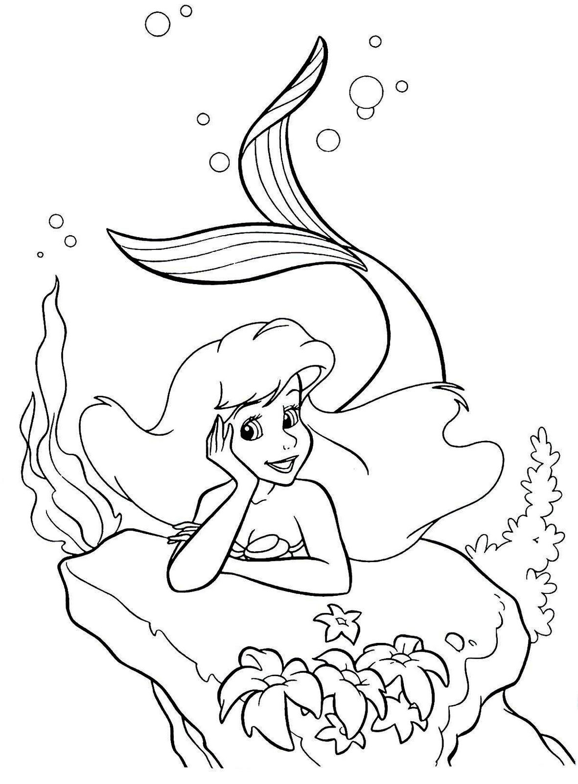 ariel 0037 734739 jpg 1181 1600 image a colorier on coloriage arielle id=25917