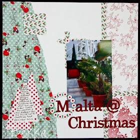 Scrapbook Page Malta at Christmas