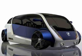 Modern Futuristic MYBUS Concept Car