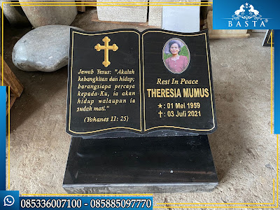 Aneka Model Nisan Batu Alam Dengan Model Terbaru Untuk Memperbaiki Makam Keluarga