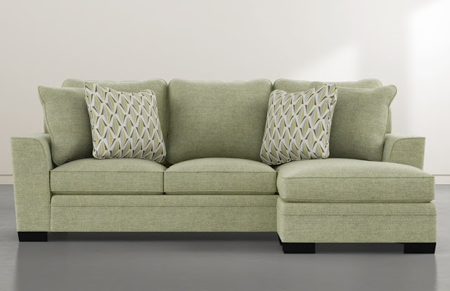 sage green sofa living room