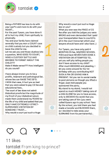 “You are the worst thing that ever happened to my Father’s bloodline” Actress Tonto Dike drags her ex husband, Olakunle Churchill for being for being a dead beat father [See leak chat]