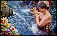 Balinese Sacred Ritual and Purification Ceremony 