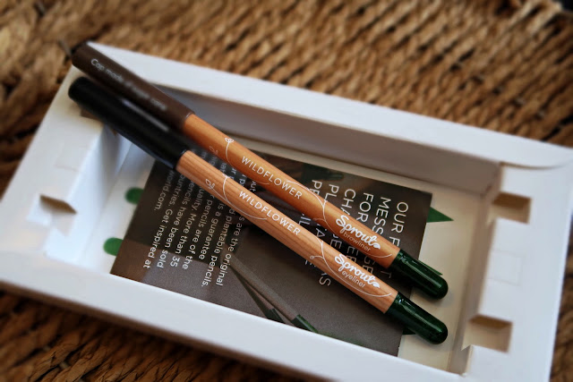 Sprout Makeup Plantable Eyeliner and Brow Liner Review, Photos, Swatches