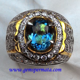 Jual Batu Blue Topaz Brazil