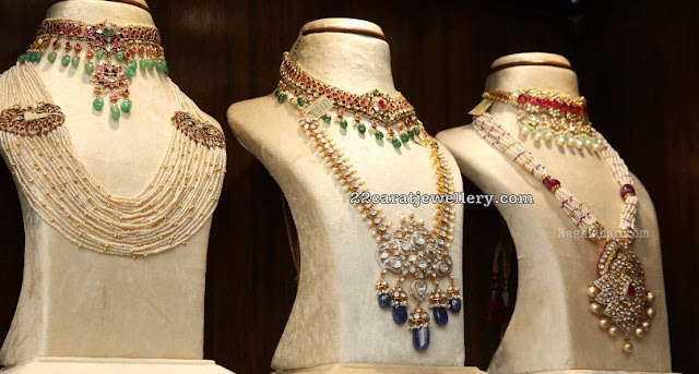 Pachi Work Kundan Latest Necklaces 