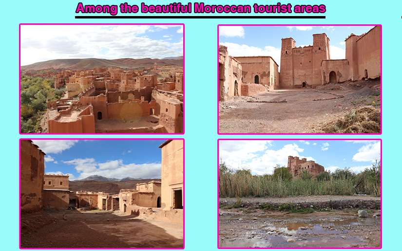 Among the beautiful Moroccan tourist areas