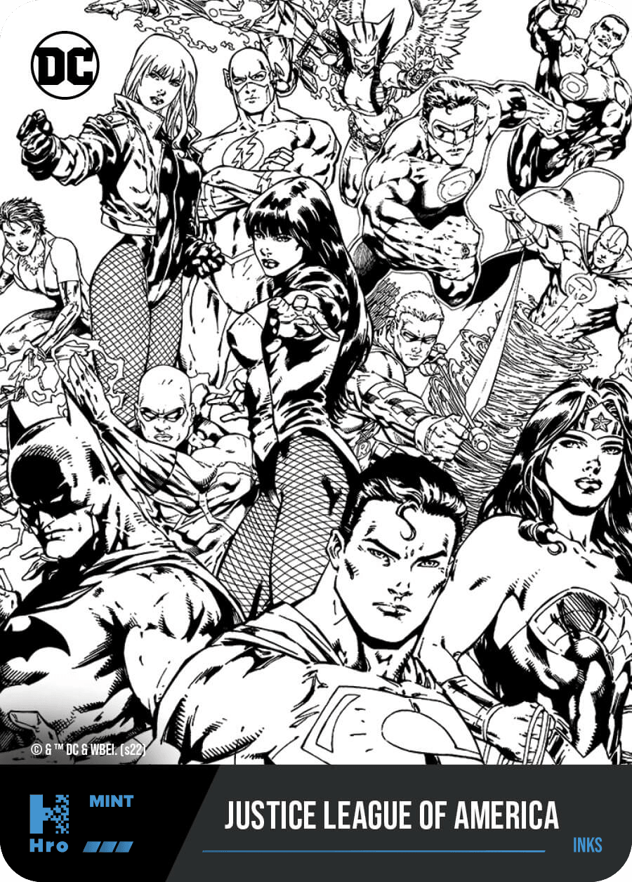 2022 Hro DC Unlock the Multiverse Chapter 2 - Inks - Justice League of America