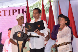 Presiden Jokowi: Bali Provinsi Pertama yang Seluruh Tanahnya Bersertifikat Tahun Ini