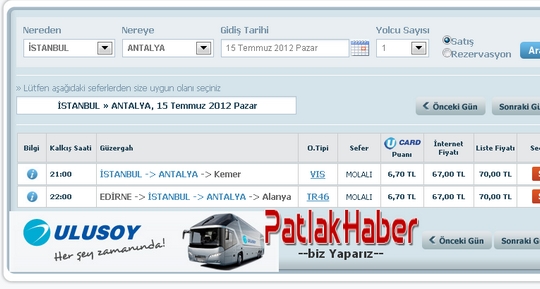 ulusoy+istanbul+antalya+otobüs+bilet+fiyatları