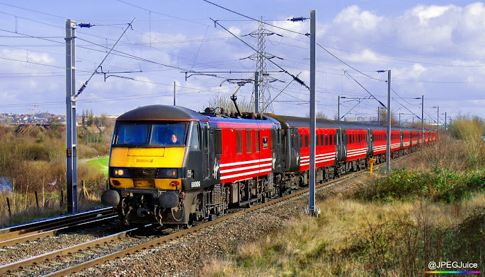 90009 at Dudley Port Junction