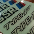 SSR TYPE F - OEM Sticker decal