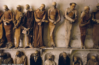 mummies in capuchin catacombs Palermo Italy