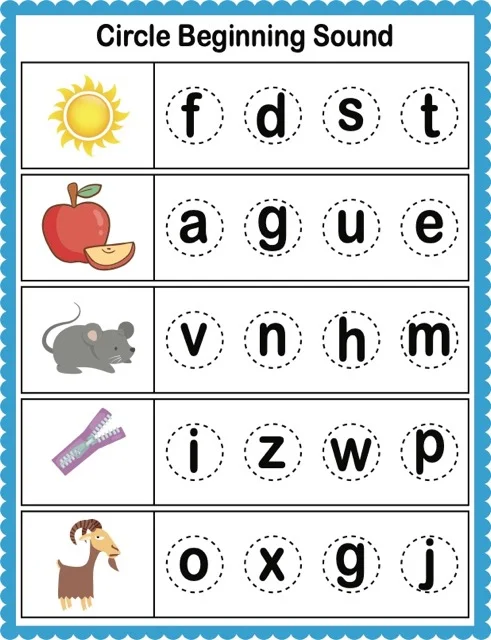 Beginning Sounds