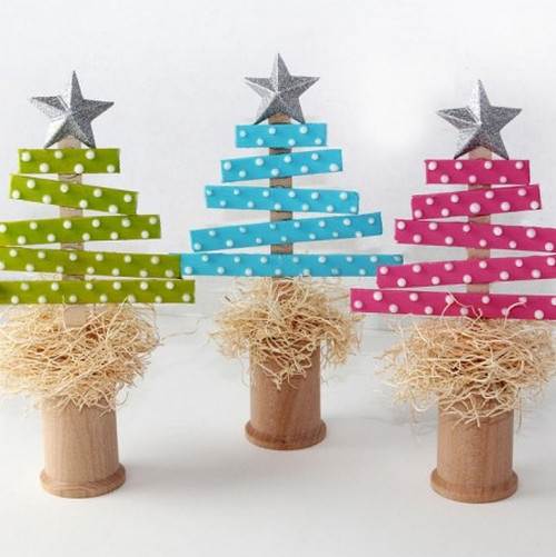 Ideas para manualidades árboles de Navidad