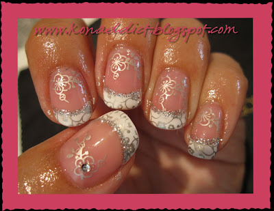 valentine nail designs. use a full nail design for