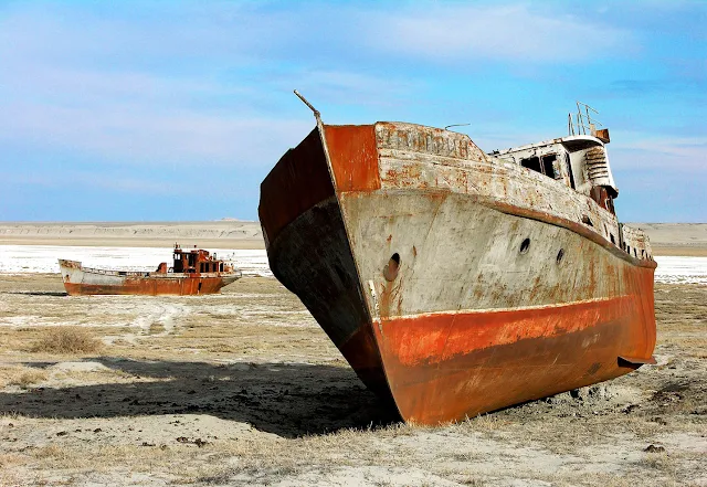 Mar de Aral en Uzbekistán