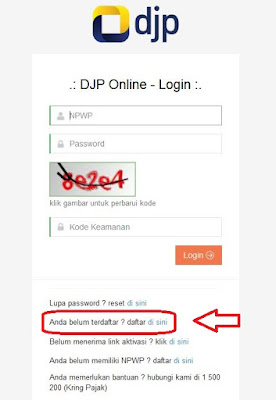 Cara Mendaftar DJP Online