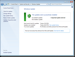 Updates2Installed