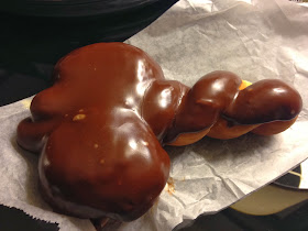 Vegan Cock-N-Balls Doughnut - Voodoo Doughnuts Vegan Cock-N-Balls Doughnut - Voodoo Doughnuts