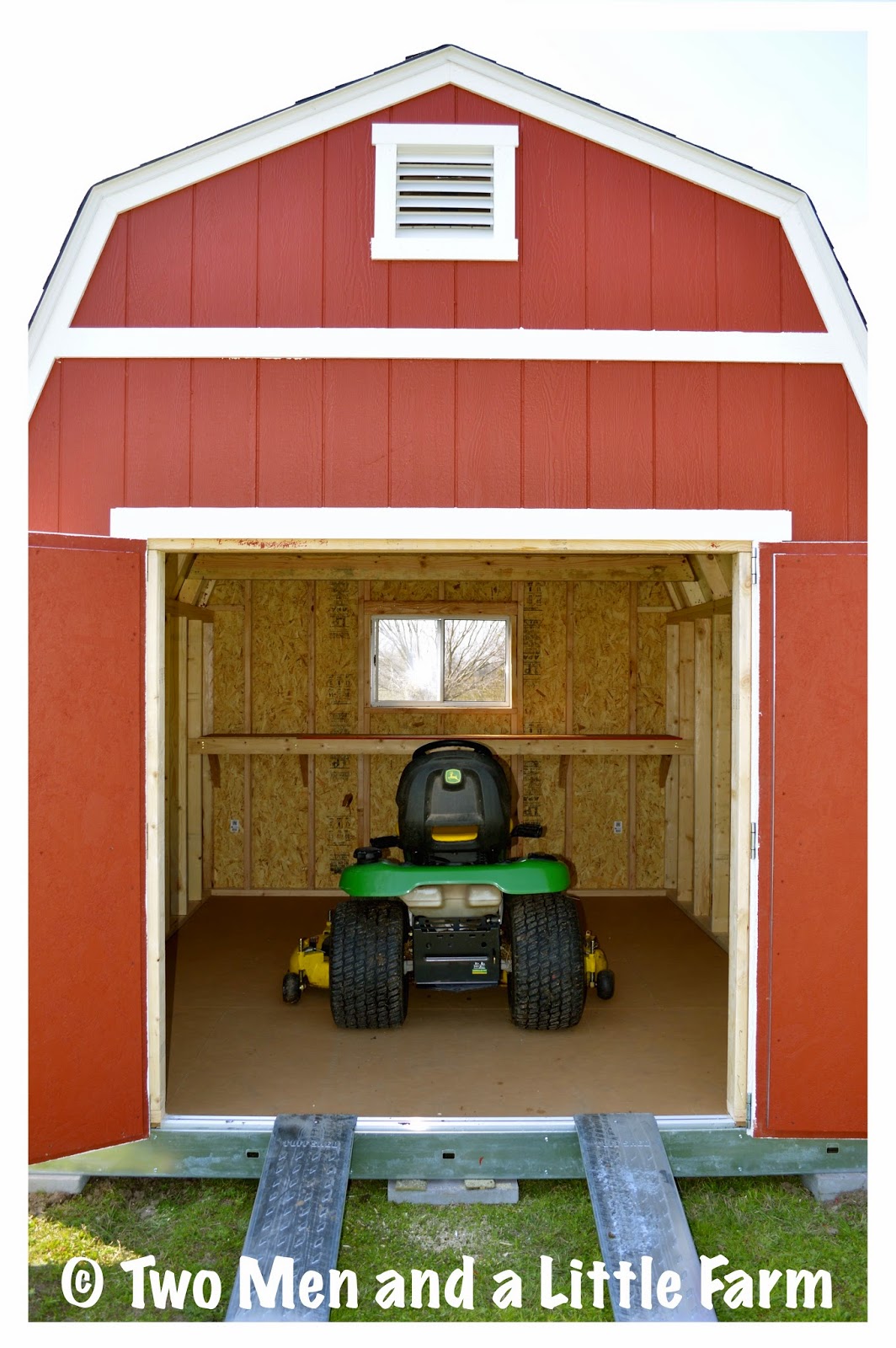 Two Men and a Little Farm: BARN AND SHED TOUR