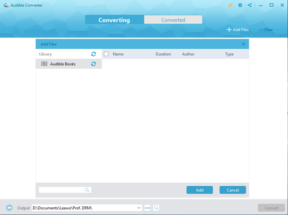 Leawo Prof. DRM AudioBook Converter