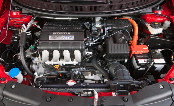 2011 Honda CR-Z EX Top Engine