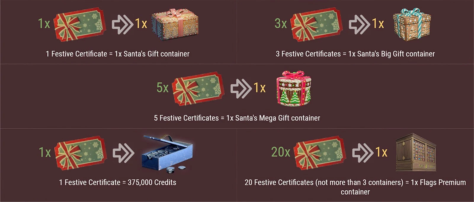 image of festive rewards