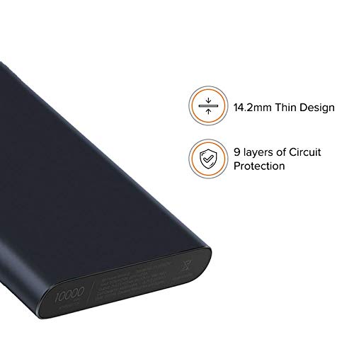 Mi 10000mAH Li-Polymer Power Bank 2i (Black)