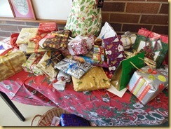 Secret santa table