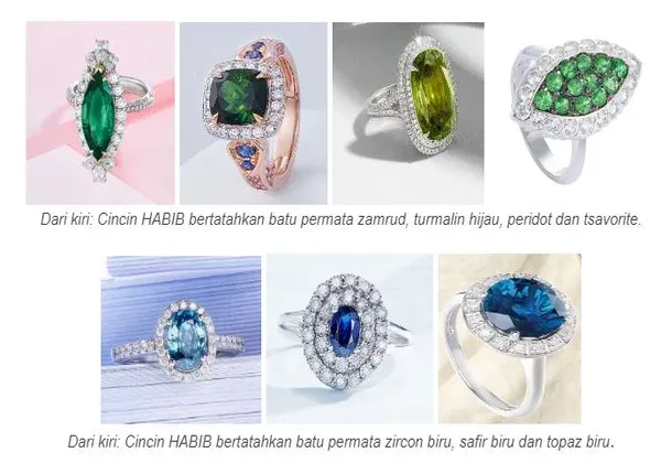 Tips Membeli Barang Kemas Bertatah Batu Permata Dan Cara Penjagaan Batu Permata
