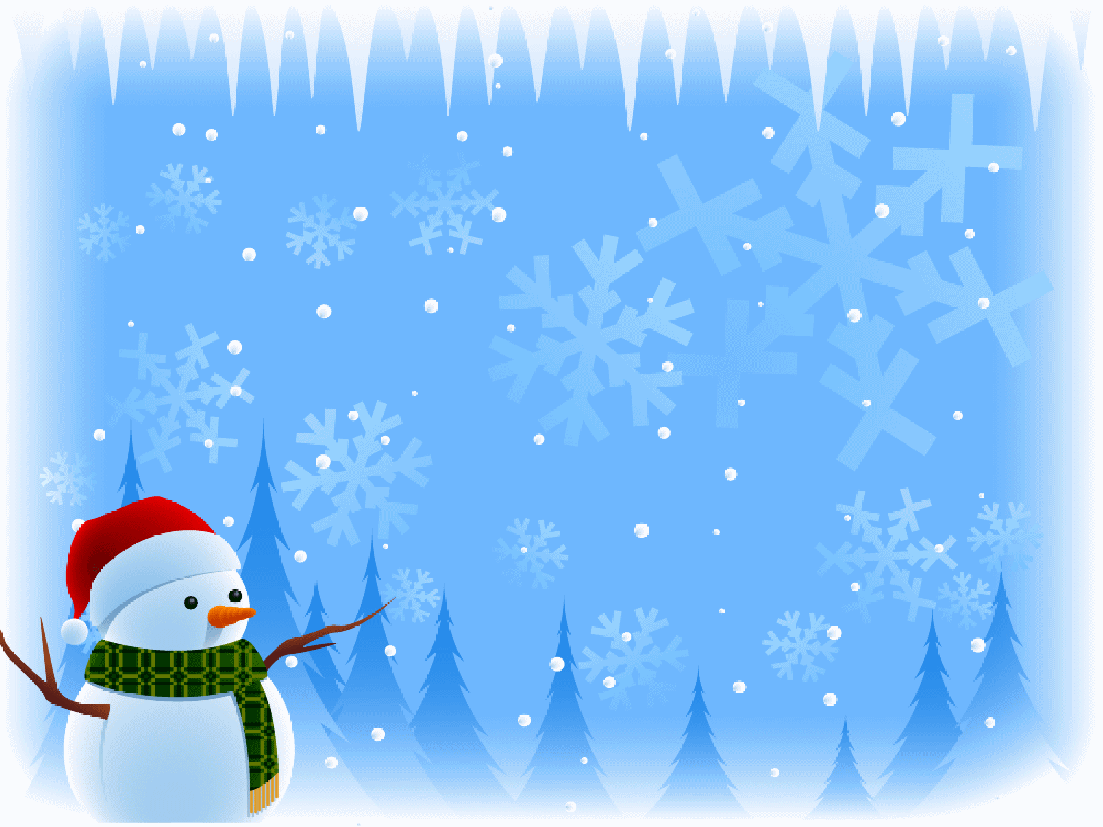 Funmasti: SANTA & SNOWMAN WALLPAPERS