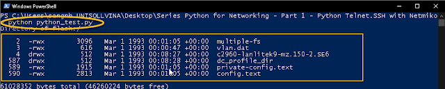 Series Python for Networking - Part 1 - Python Telnet/SSH with Netmiko Series Python for Networking - Part 1 - Python Telnet/SSH with Netmiko