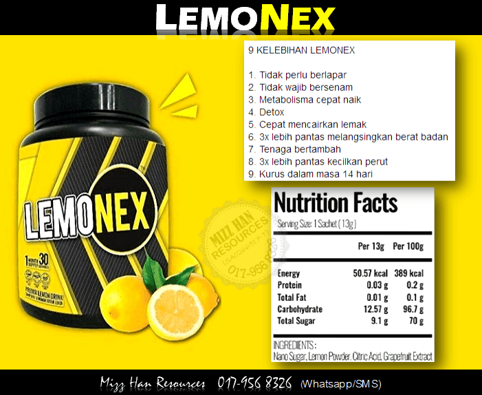 LEMONEX  MHR Stokis Produk Kecantikan