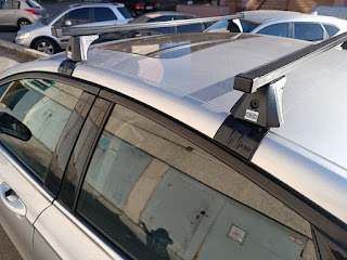 Roof rack Ford Mondeo / Ford Fusion Crossbars Installation