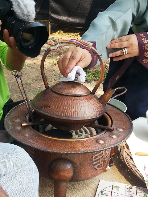 interesting stove at the Myeongjae mansion