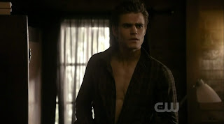 Paul Wesley Shirtless on Vampire Diaries s1e08